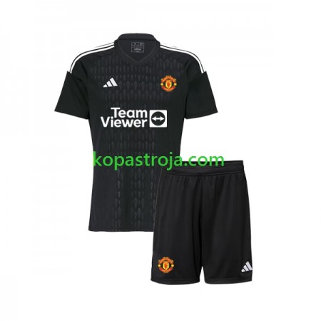 Billiga Fotbollströjor Manchester United Målvakt Barn Tredje tröja 2023/24 Kortärmad